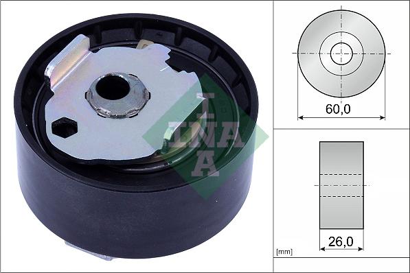 INA 531 1024 10 - Rullo tenditore, Cinghia dentata www.autoricambi360.it