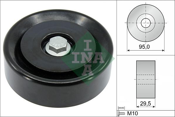 INA 532 0959 10 - Galoppino / Guidacinghia, Cinghia Poly-V www.autoricambi360.it