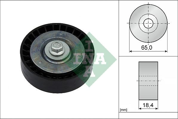 INA 532 0913 10 - Galoppino / Guidacinghia, Cinghia Poly-V www.autoricambi360.it
