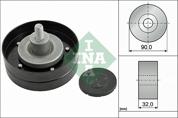INA 532 0469 10 - Galoppino / Guidacinghia, Cinghia Poly-V www.autoricambi360.it