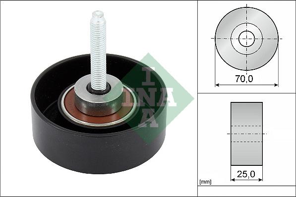 INA 532 0541 10 - Galoppino / Guidacinghia, Cinghia Poly-V www.autoricambi360.it