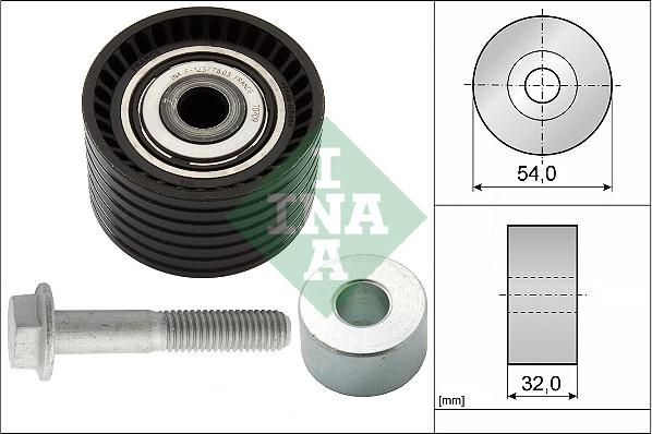 INA 532 0654 10 - Galoppino / Guidacinghia, Cinghia dentata www.autoricambi360.it