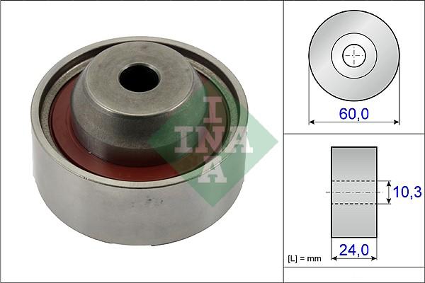 INA 532 0674 10 - Galoppino / Guidacinghia, Cinghia dentata www.autoricambi360.it