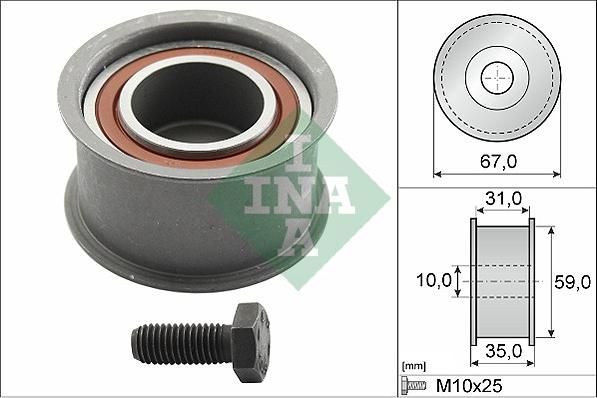 INA 532 0159 10 - Galoppino / Guidacinghia, Cinghia dentata www.autoricambi360.it