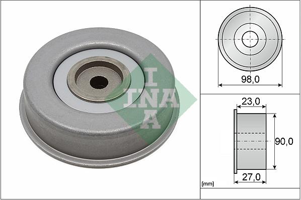 INA 532 0381 20 - Galoppino / Guidacinghia, Cinghia Poly-V www.autoricambi360.it
