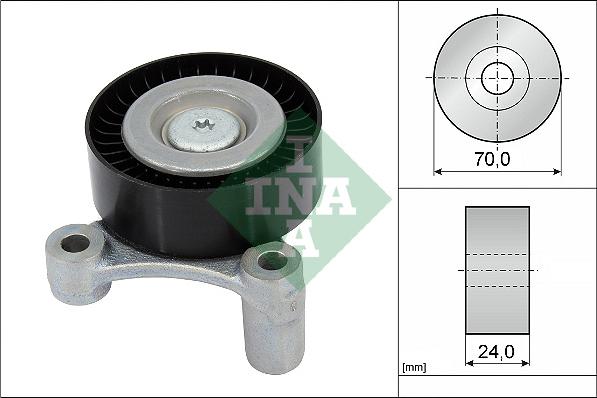 INA 532 1002 10 - Galoppino / Guidacinghia, Cinghia Poly-V www.autoricambi360.it