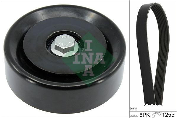 INA 529 0496 10 - Kit Cinghie Poly-V www.autoricambi360.it