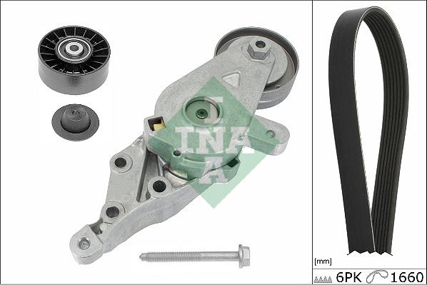 INA 529 0491 10 - Kit Cinghie Poly-V www.autoricambi360.it
