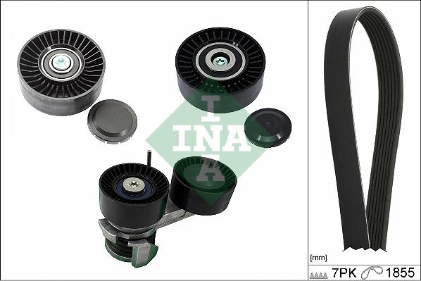 INA 529 0493 10 - Kit Cinghie Poly-V www.autoricambi360.it