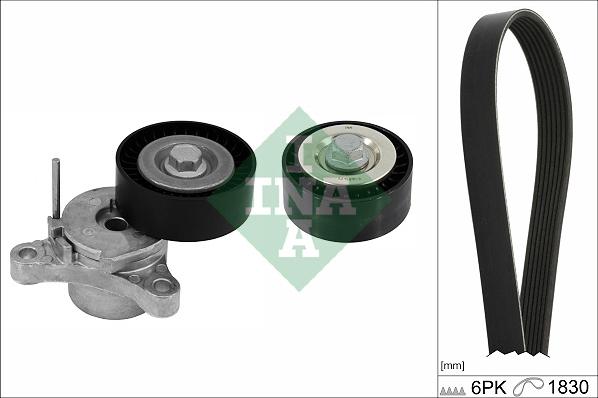 INA 529 0448 10 - Kit Cinghie Poly-V www.autoricambi360.it