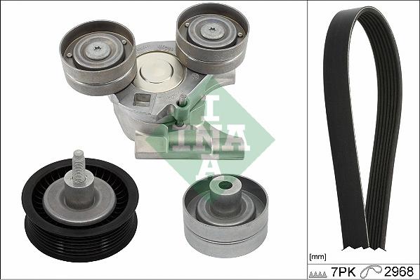 INA 529 0442 10 - Kit Cinghie Poly-V www.autoricambi360.it
