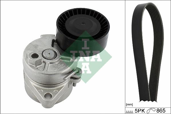 INA 529 0458 10 - Kit Cinghie Poly-V www.autoricambi360.it