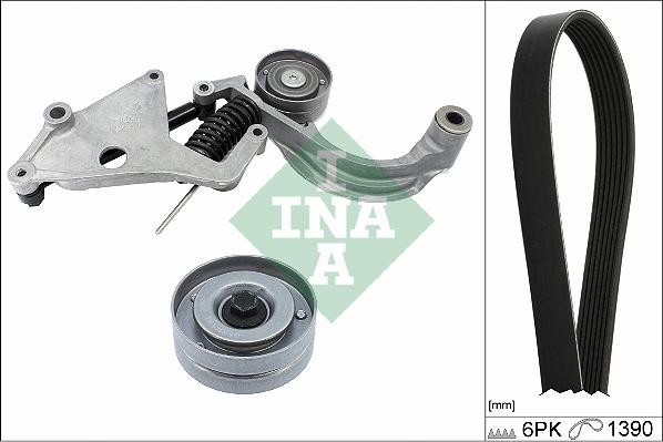 INA 529 0457 10 - Kit Cinghie Poly-V www.autoricambi360.it