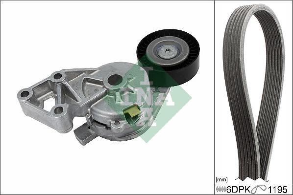 INA 529 0465 10 - Kit Cinghie Poly-V www.autoricambi360.it