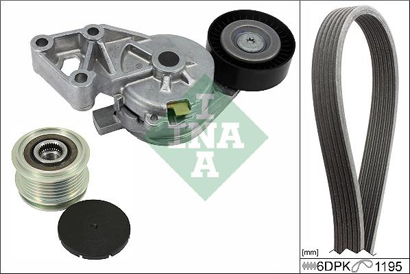 INA 529 0465 20 - Kit Cinghie Poly-V www.autoricambi360.it