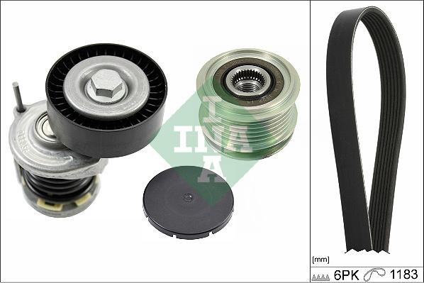INA 529 0466 20 - Kit Cinghie Poly-V www.autoricambi360.it