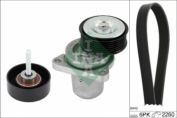 INA 529 0461 10 - Kit Cinghie Poly-V www.autoricambi360.it