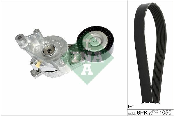 INA 529 0468 10 - Kit Cinghie Poly-V www.autoricambi360.it