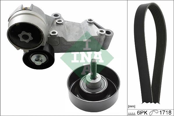 INA 529 0463 10 - Kit Cinghie Poly-V www.autoricambi360.it