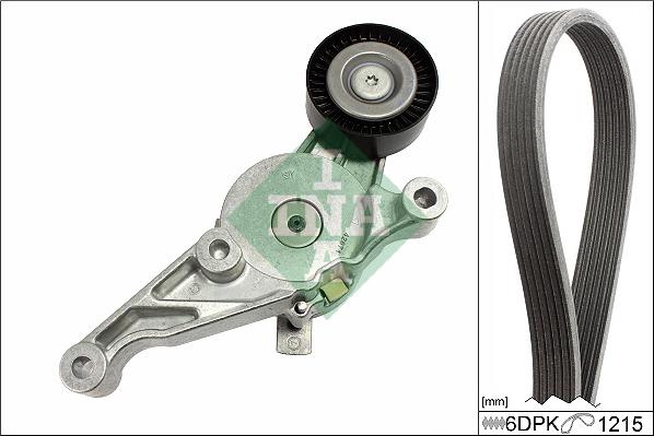 INA 529 0462 10 - Kit Cinghie Poly-V www.autoricambi360.it