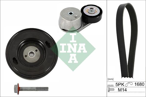 INA 529 0409 20 - Kit Cinghie Poly-V www.autoricambi360.it