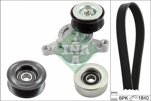 INA 529 0400 10 - Kit Cinghie Poly-V www.autoricambi360.it