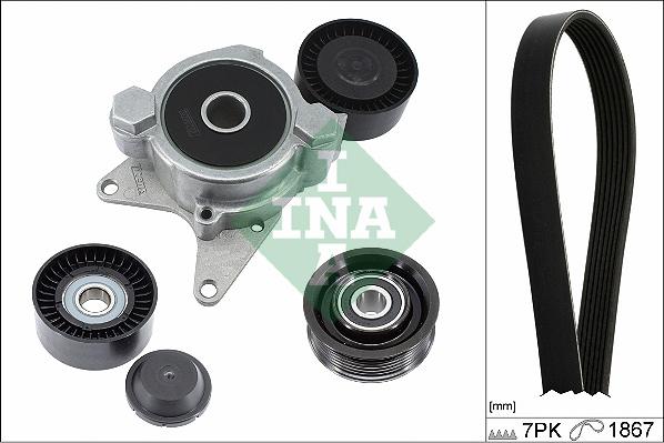 INA 529 0401 10 - Kit Cinghie Poly-V www.autoricambi360.it