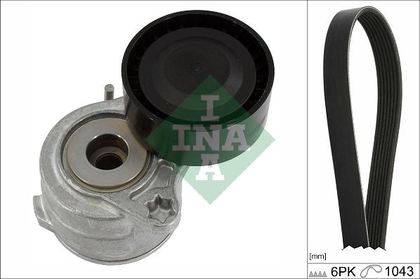 INA 529 0419 10 - Kit Cinghie Poly-V www.autoricambi360.it