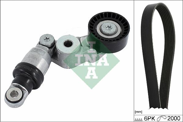 INA 529 0413 10 - Kit Cinghie Poly-V www.autoricambi360.it