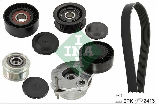 INA 529 0484 20 - Kit Cinghie Poly-V www.autoricambi360.it