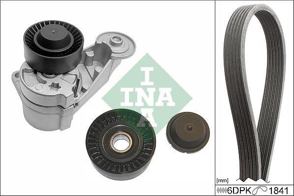 INA 529 0480 10 - Kit Cinghie Poly-V www.autoricambi360.it