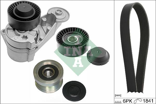 INA 529 0480 20 - Kit Cinghie Poly-V www.autoricambi360.it
