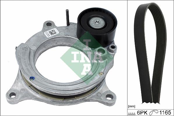 INA 529 0488 10 - Kit Cinghie Poly-V www.autoricambi360.it