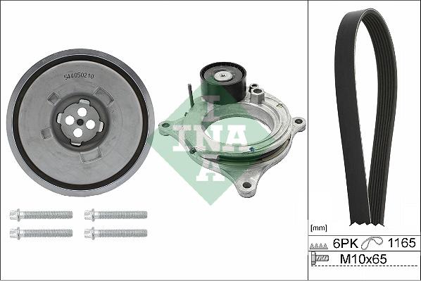 INA 529 0488 20 - Kit Cinghie Poly-V www.autoricambi360.it