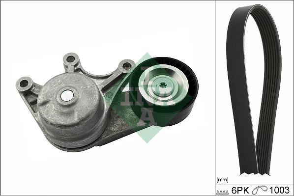 INA 529 0483 10 - Kit Cinghie Poly-V www.autoricambi360.it