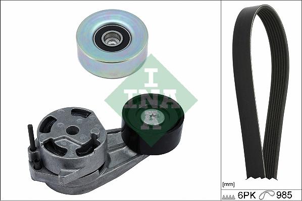 INA 529 0482 11 - Kit Cinghie Poly-V www.autoricambi360.it