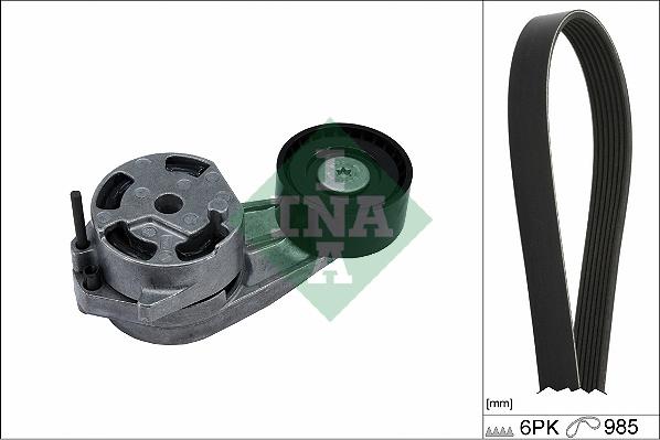 INA 529 0482 10 - Kit Cinghie Poly-V www.autoricambi360.it