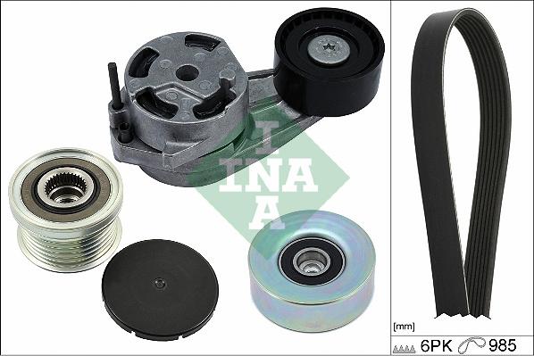 INA 529 0482 20 - Kit Cinghie Poly-V www.autoricambi360.it