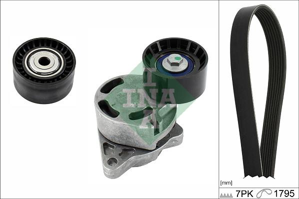 INA 529 0435 10 - Kit Cinghie Poly-V www.autoricambi360.it