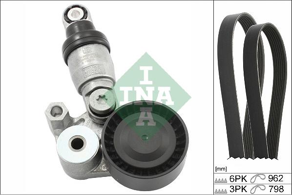 INA 529 0431 10 - Kit Cinghie Poly-V www.autoricambi360.it