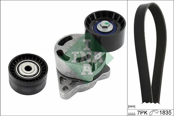 INA 529 0438 10 - Kit Cinghie Poly-V www.autoricambi360.it