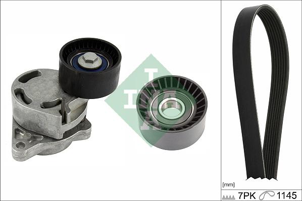 INA 529 0432 10 - Kit Cinghie Poly-V www.autoricambi360.it