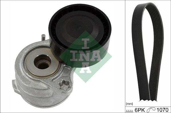 INA 529 0420 10 - Kit Cinghie Poly-V www.autoricambi360.it