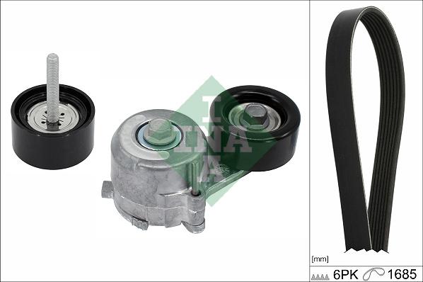 INA 529 0421 10 - Kit Cinghie Poly-V www.autoricambi360.it