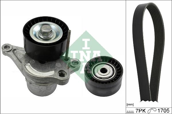INA 529 0423 10 - Kit Cinghie Poly-V www.autoricambi360.it