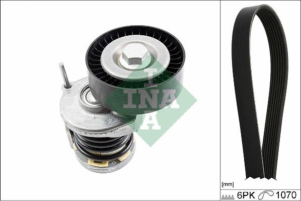 INA 529 0475 10 - Kit Cinghie Poly-V www.autoricambi360.it