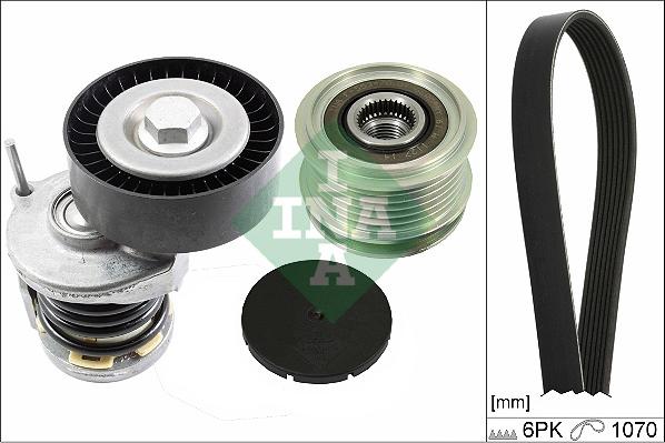 INA 529 0475 20 - Kit Cinghie Poly-V www.autoricambi360.it