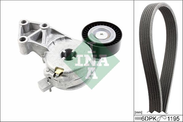 INA 529 0470 10 - Kit Cinghie Poly-V www.autoricambi360.it