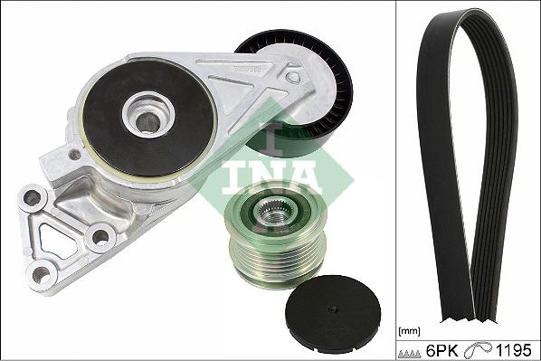 INA 529 0470 20 - Kit Cinghie Poly-V www.autoricambi360.it