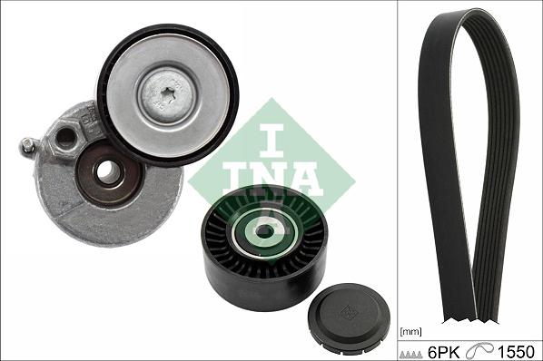 INA 529 0591 10 - Kit Cinghie Poly-V www.autoricambi360.it
